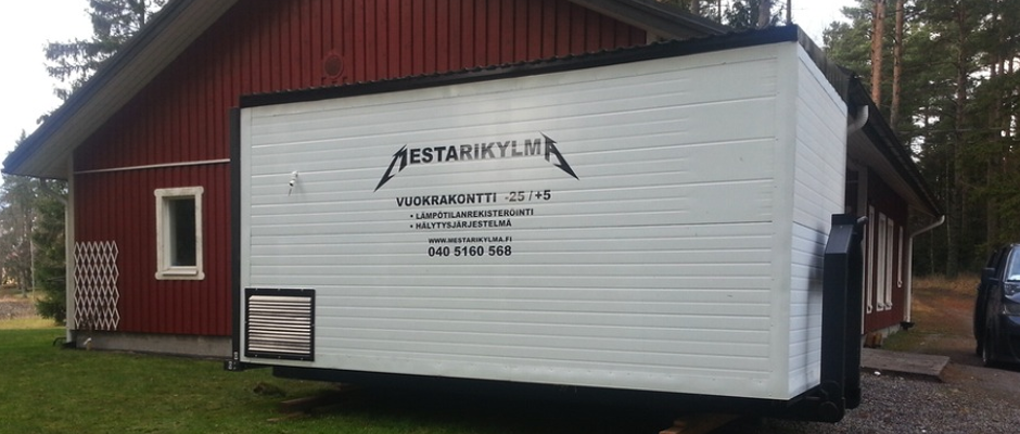 Mestarikylmä vuokrattava kylmäkontti
